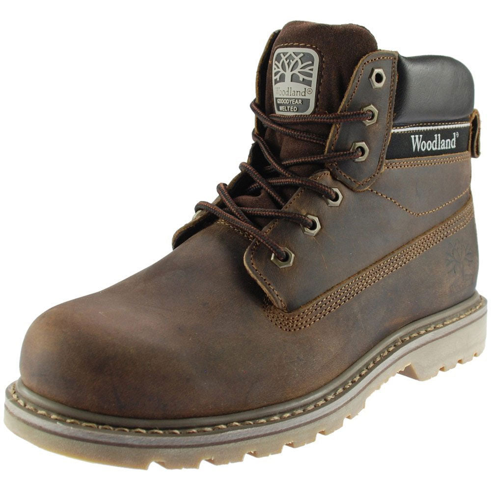 Woodland 6 Eyelet Leather Utility Boot – Hollands Country Clothing