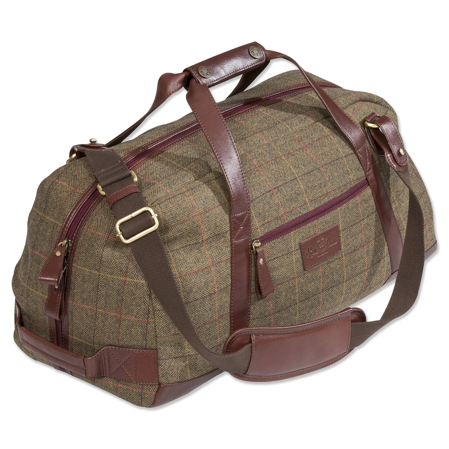 tweed travel bag