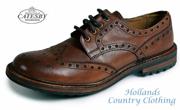 Catesby Brogue Leather SHOE with 