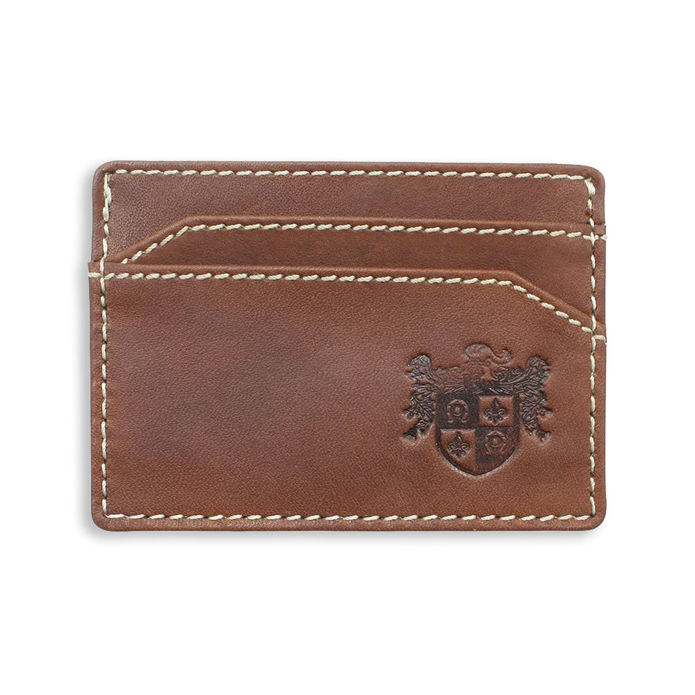 Lattice embossed bifold wallet