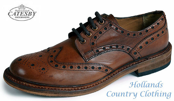 Catesby All Leather Brogue Shoe 