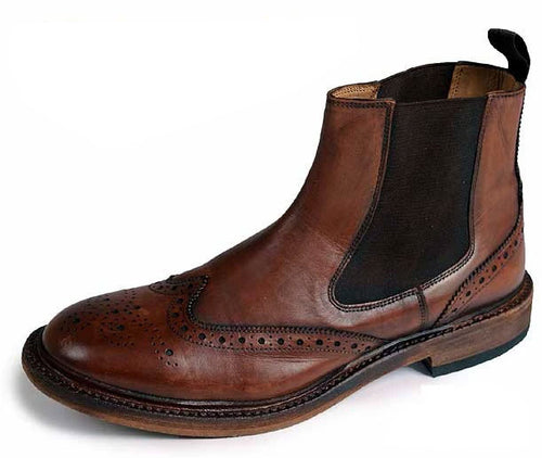 leather soled dealer boots