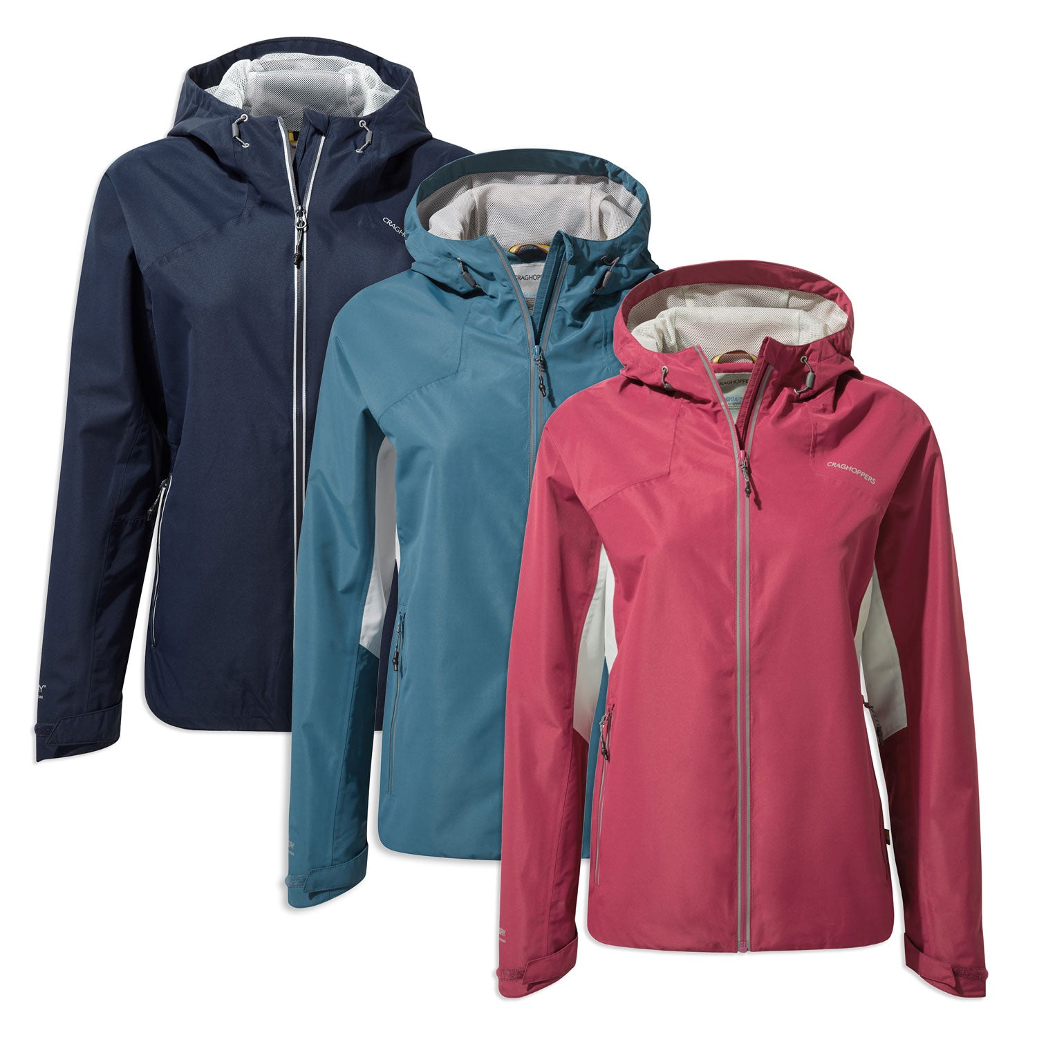 blue waterproof jacket womens