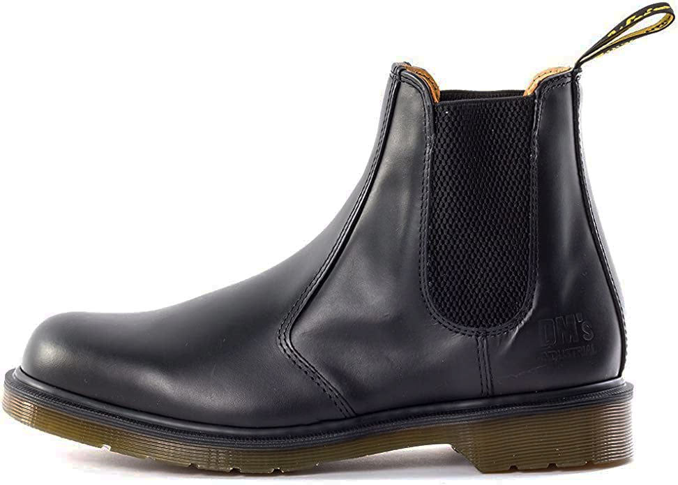 doc marten slip on work boots