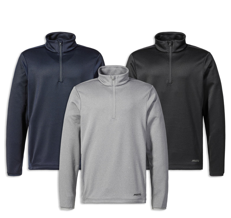 Musto Essential 1/2 Zip Sweater | Black, Navy, Grey