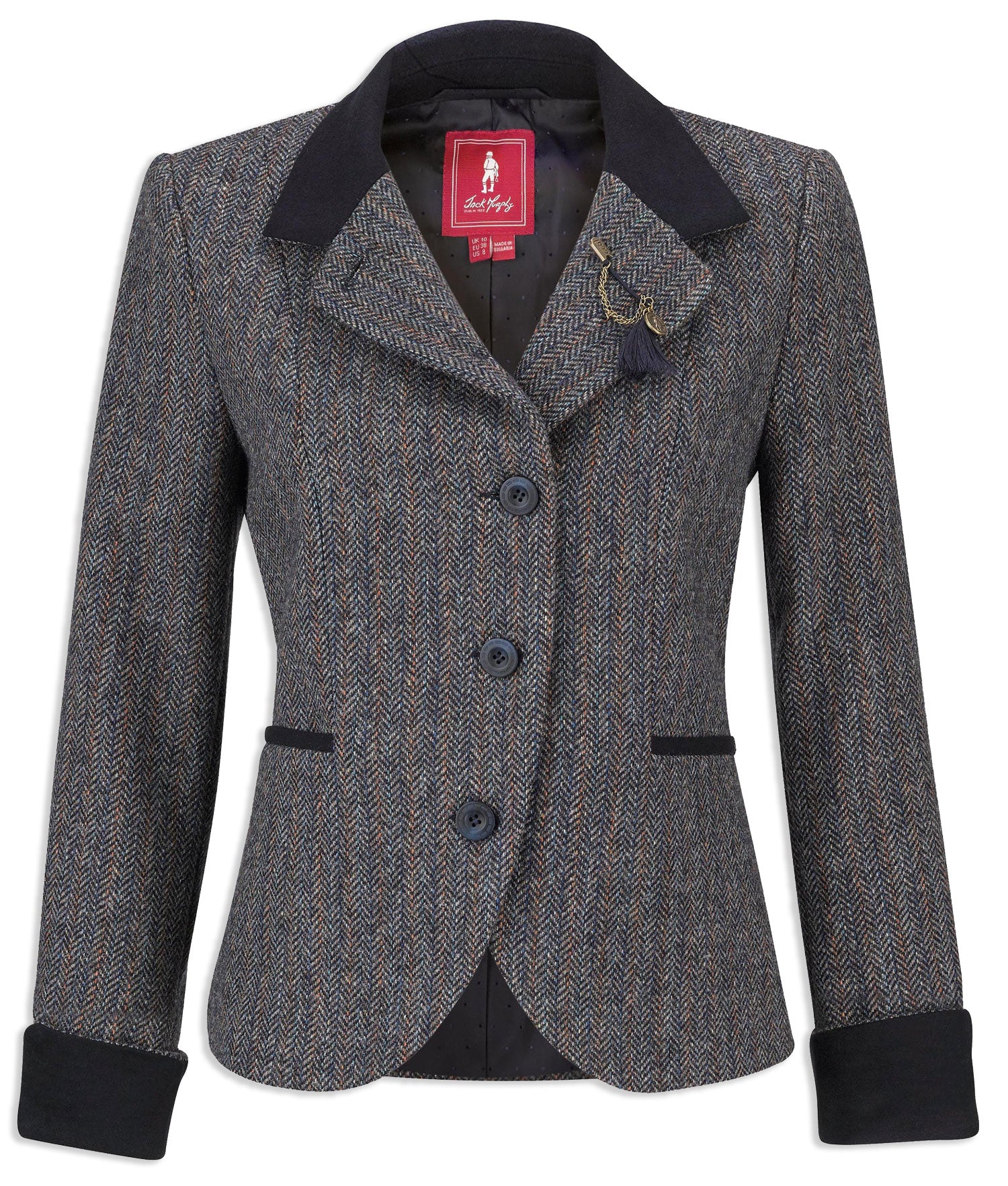 Jack Murphy Harriet Jacket in Blue Moon Tweed – Hollands Country Clothing