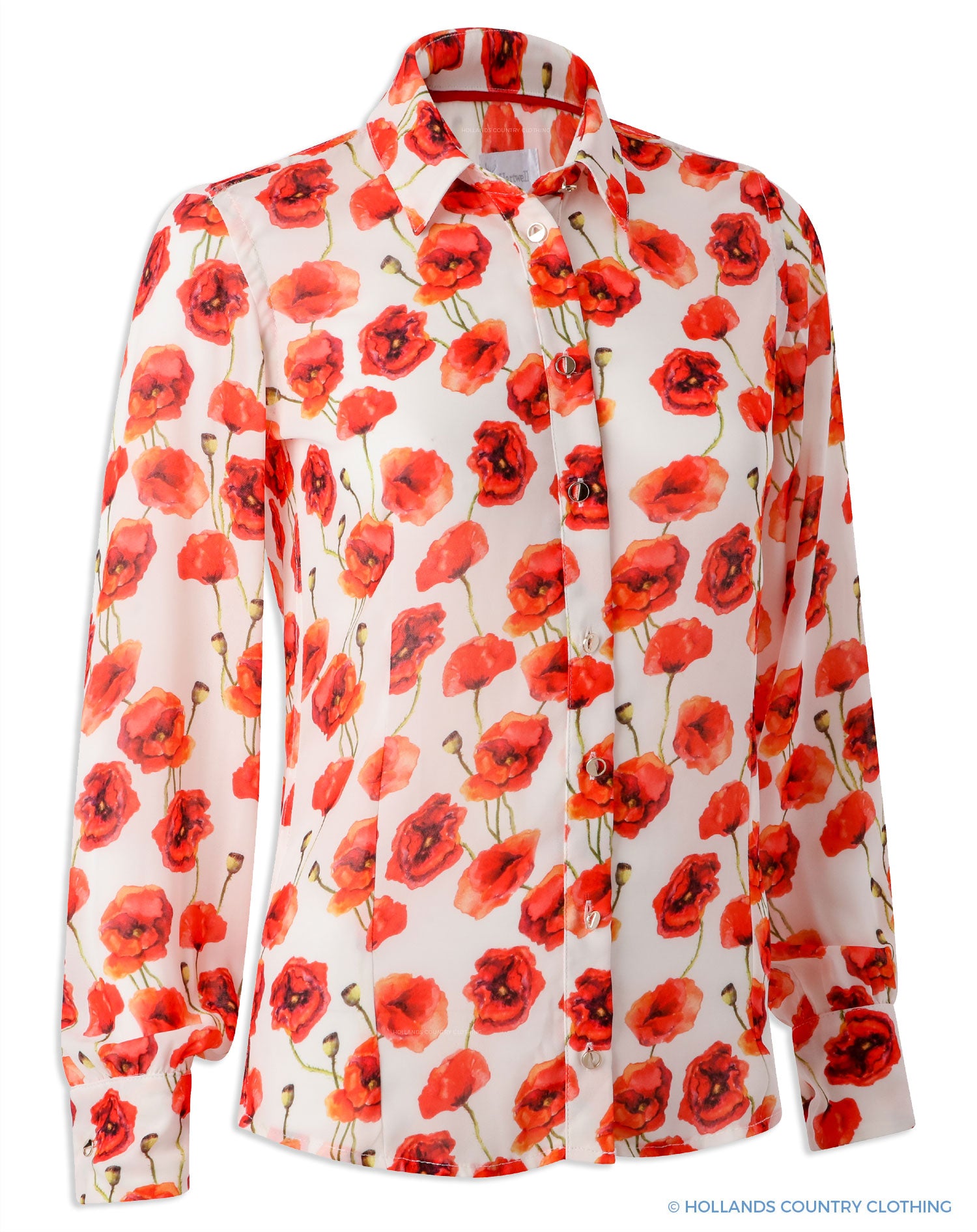 red poppy shirt