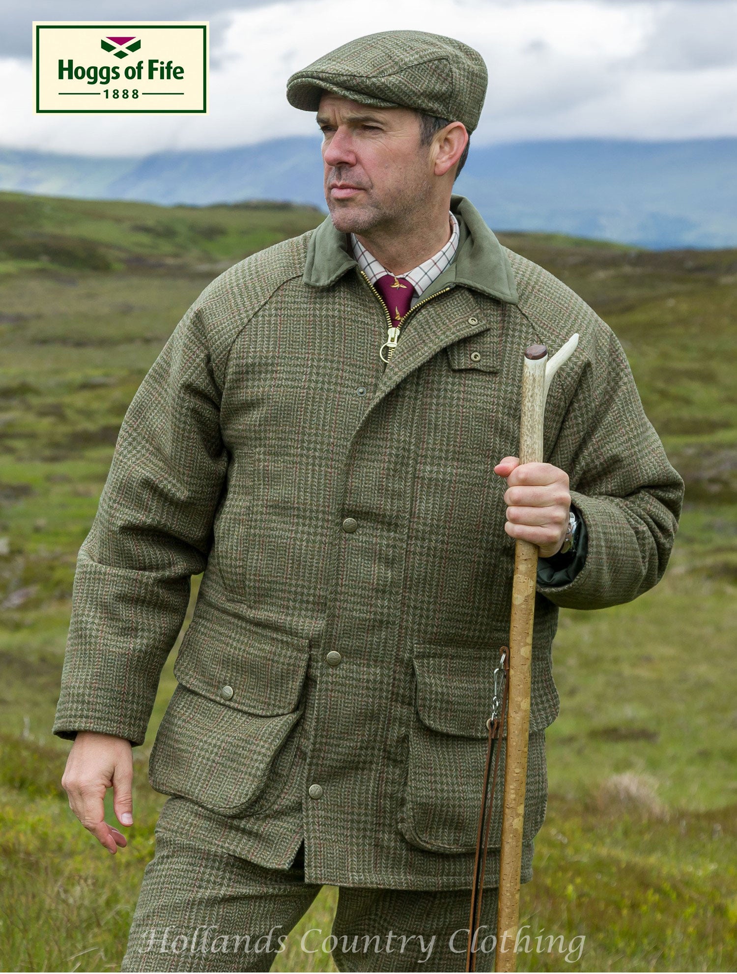 Hoggs of Fife Invergarry WP Tweed Jacket | Waterproof – Hollands ...