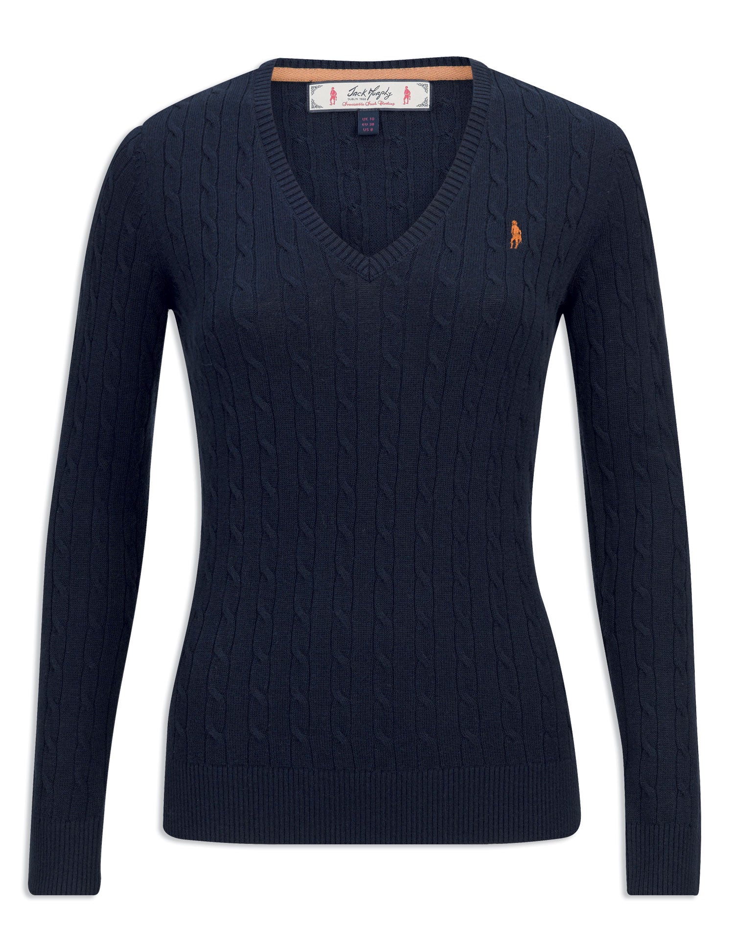 Jack Murphy V Neck Sweater | Heritage Navy – Hollands Country Clothing