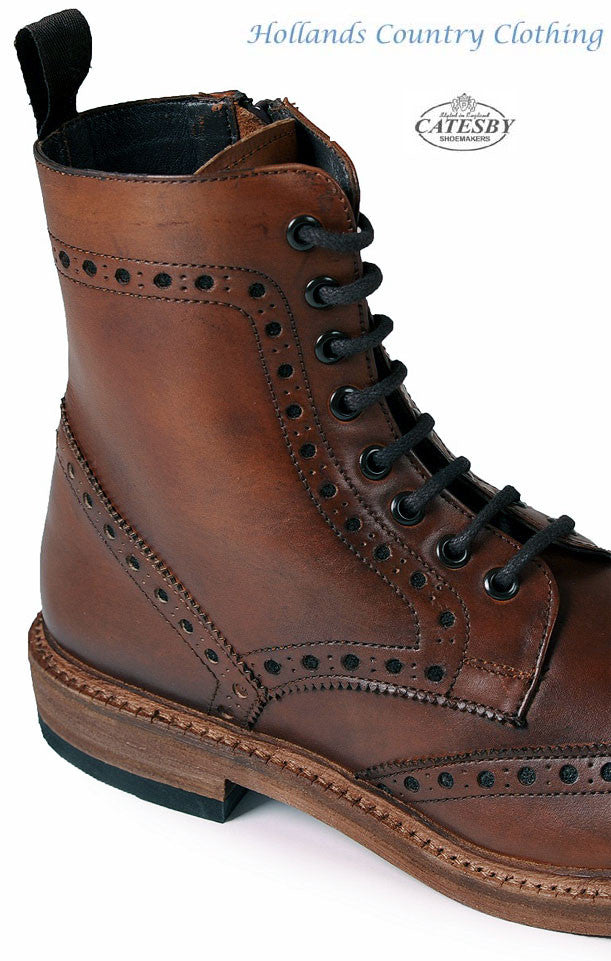 Catesby All Leather Brogue Lace Up 