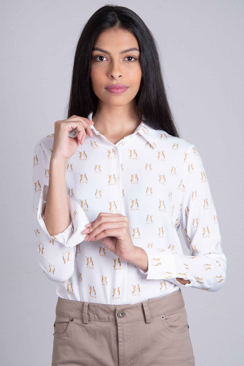 Hartwell Lydia Cotton Shirt | Boxing Hares