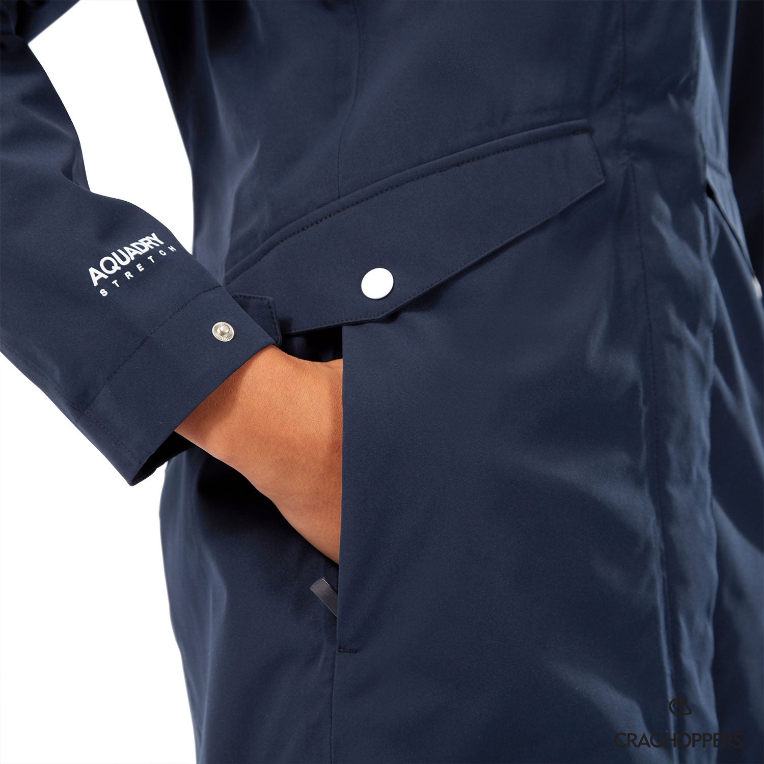 Craghoppers Salia Mid Length Waterproof Jacket | Hollands Country Clothing
