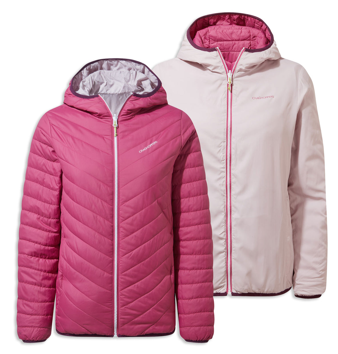 Craghoppers Women's Narlia Insulated Hooded Jacket Winter Sky