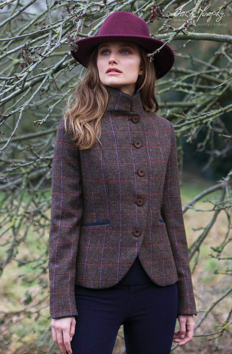 Jack Murphy Sasha Tweed Jacket | Deep Burren | Hollands Country Clothing