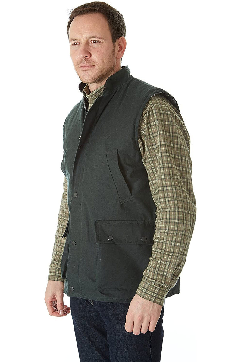 Sherwood Forest Men's Wax Gilet – Hollands Country Clothing