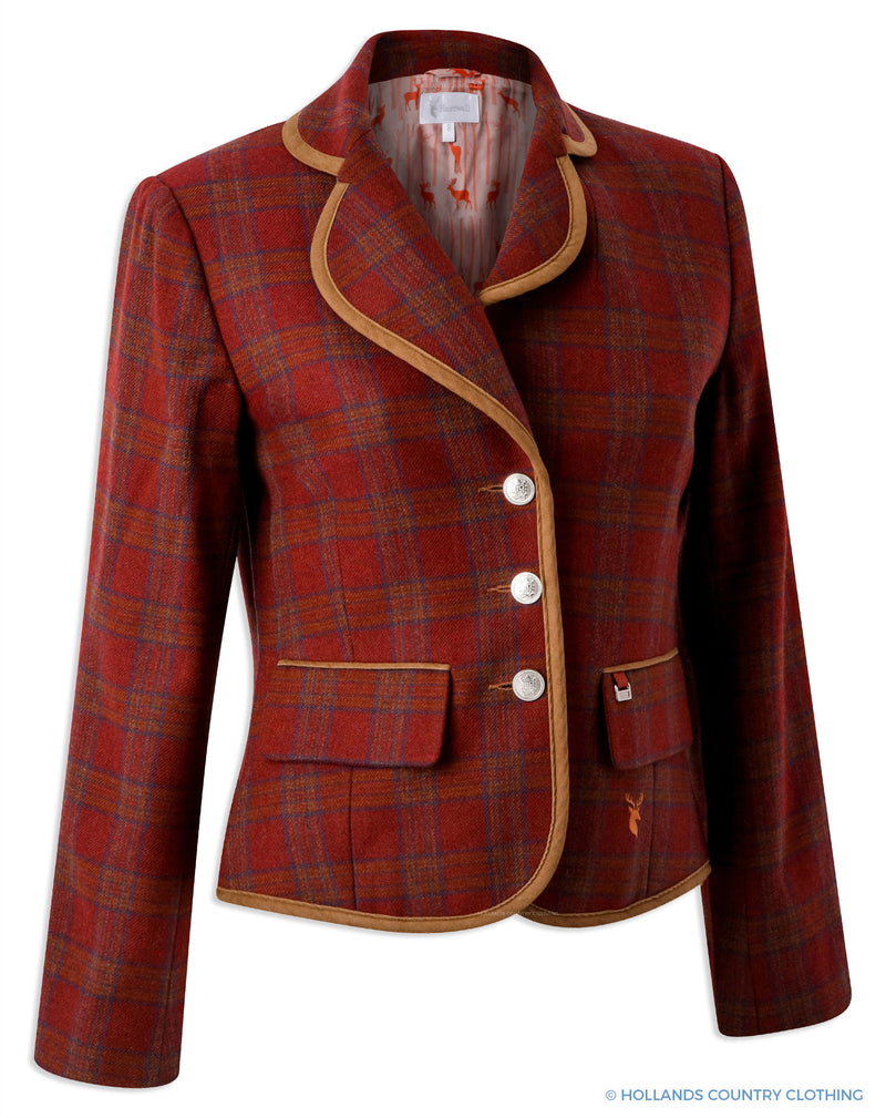 Hartwell Esther Tweed Jacket | Brown Check