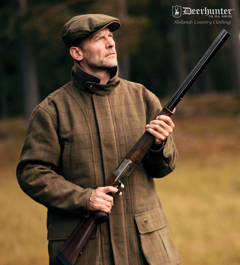 Deerhunter Woodland Waterproof Tweed Shooting Jacket | Hollands Country ...