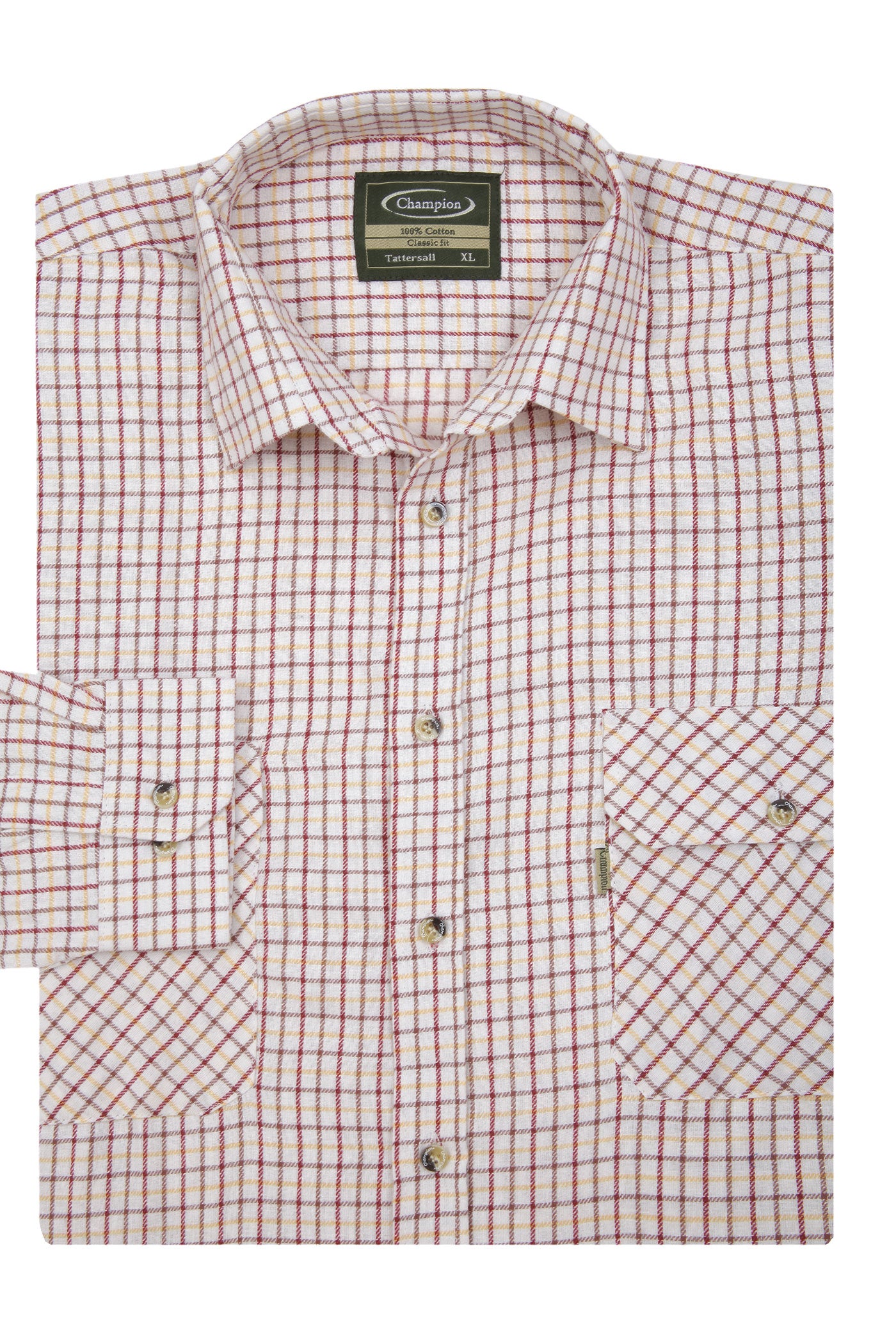 Champion 100% Cotton Tattersall Check Shirt – Hollands Country Clothing