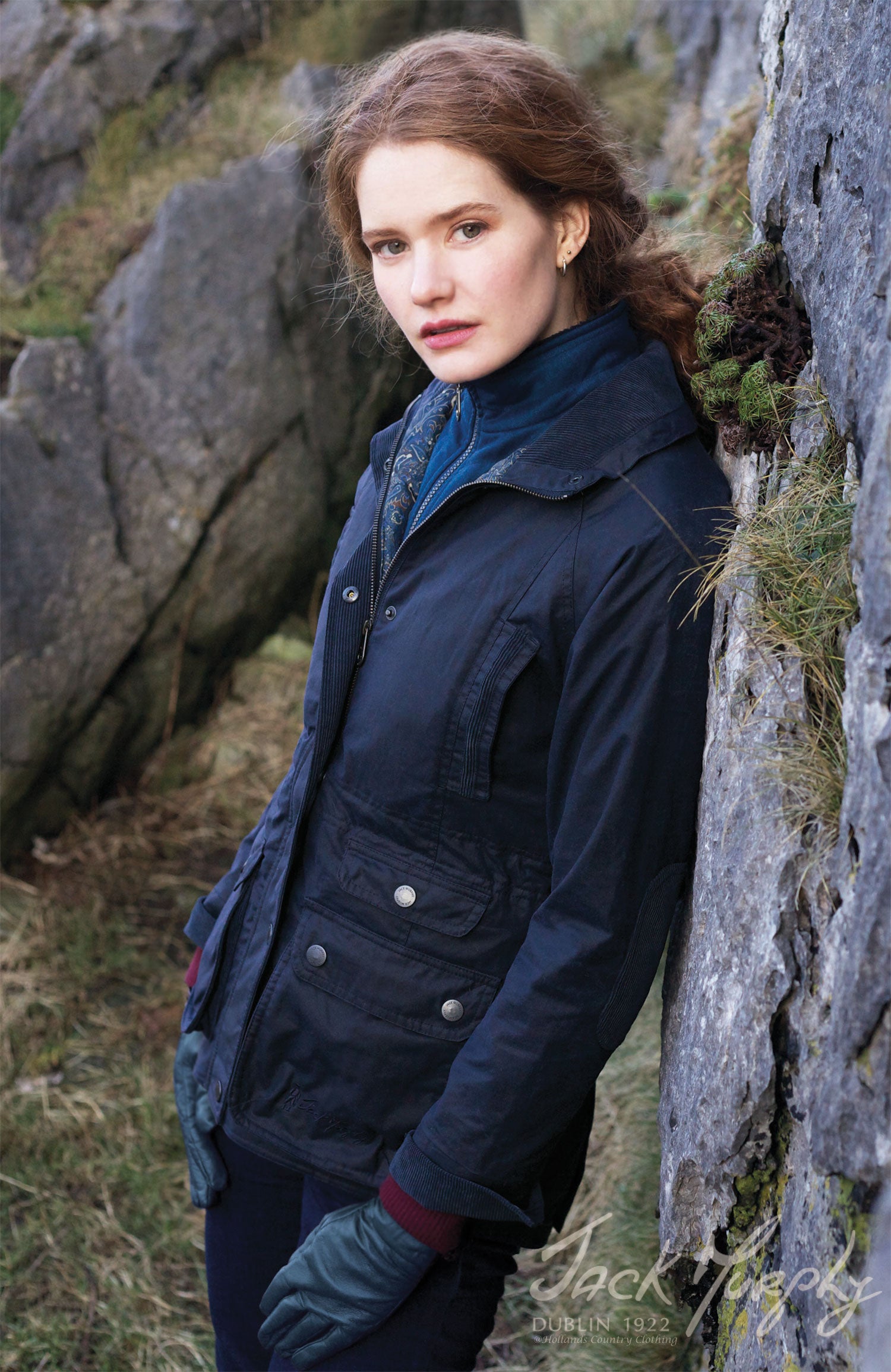 jack murphy ladies wax jacket