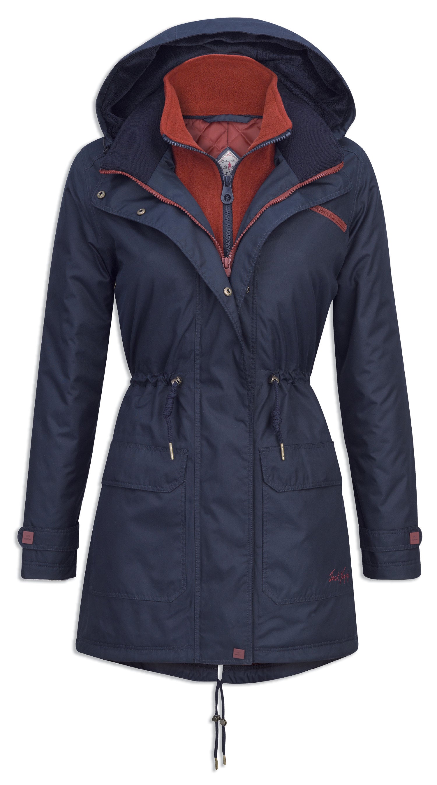 Jack Murphy Brooke Ladies Mid Length Waterproof Coat – Hollands Country ...