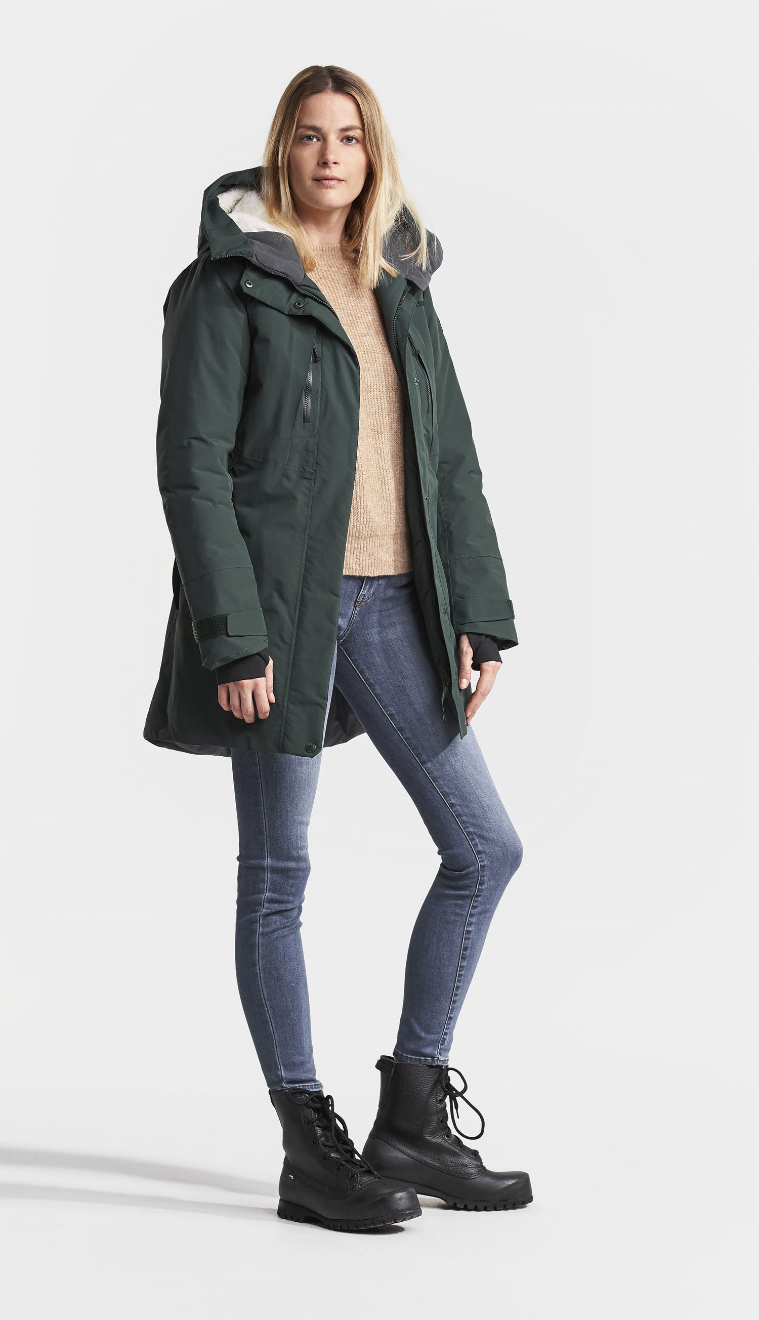 Didriksons Silje Padded Waterproof Parka | Hollands Country Clothing