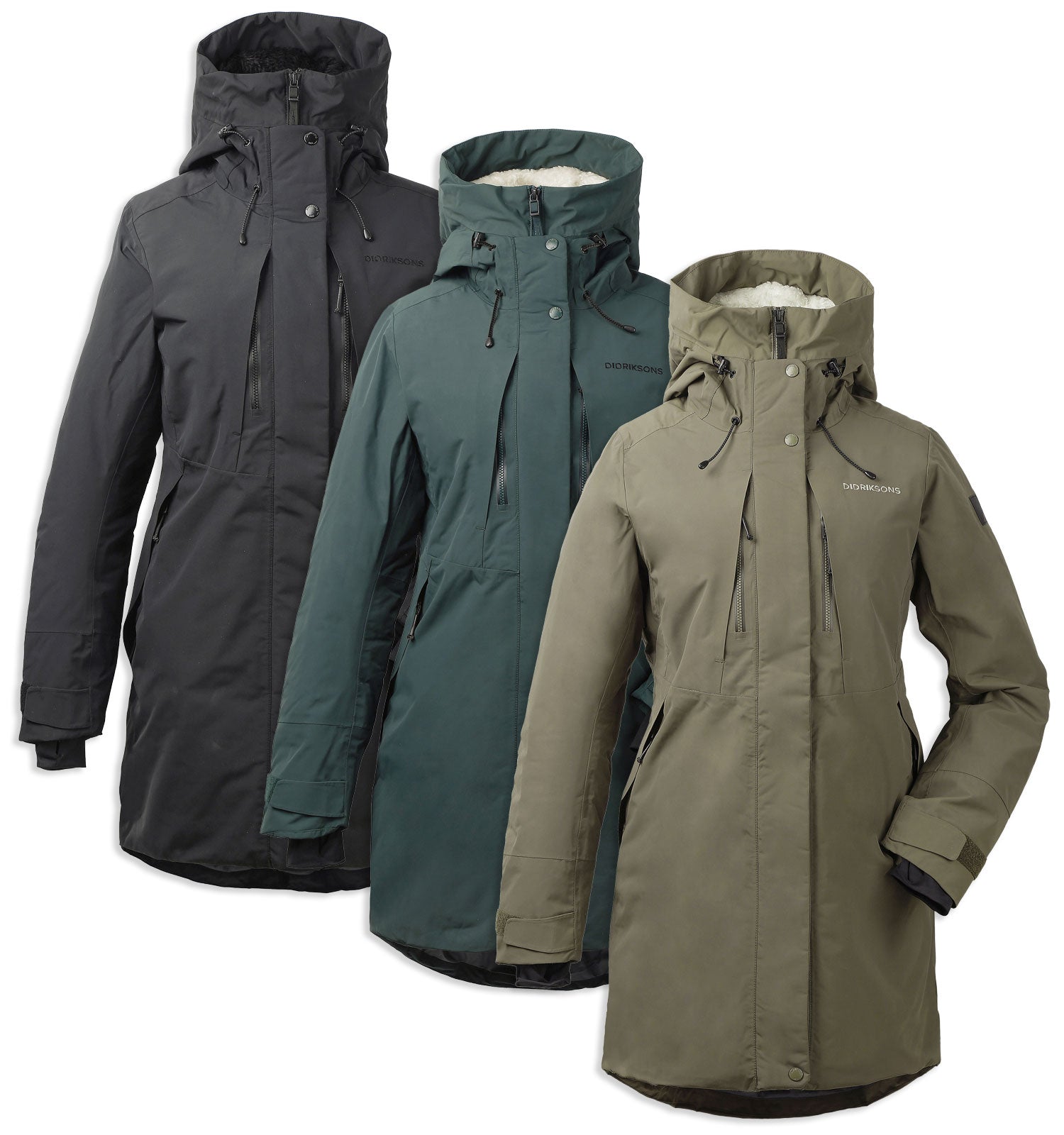 Didriksons Silje Padded Waterproof Parka â Hollands Country Clothing