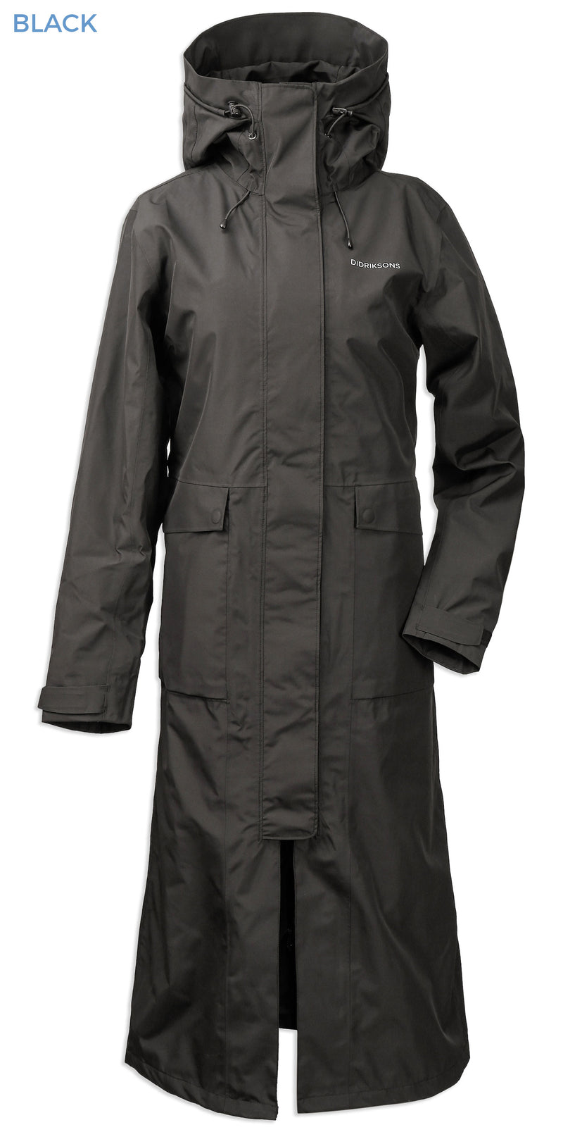 Didriksons Sissel Long Waterproof Coat | Hollands Country Clothing