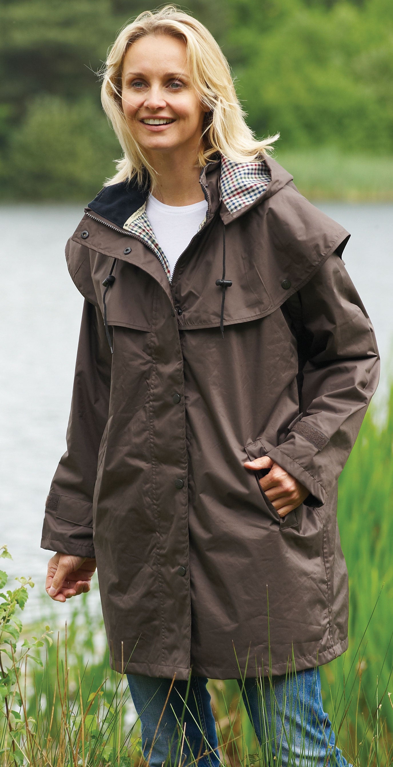 Three-Quarter Length Waterproof Coat 