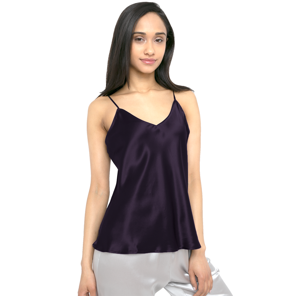 dark purple camisole