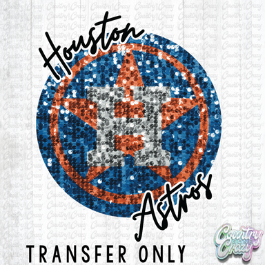 HT2375 • GLITTER HOUSTON ASTROS — Country Gone Crazy