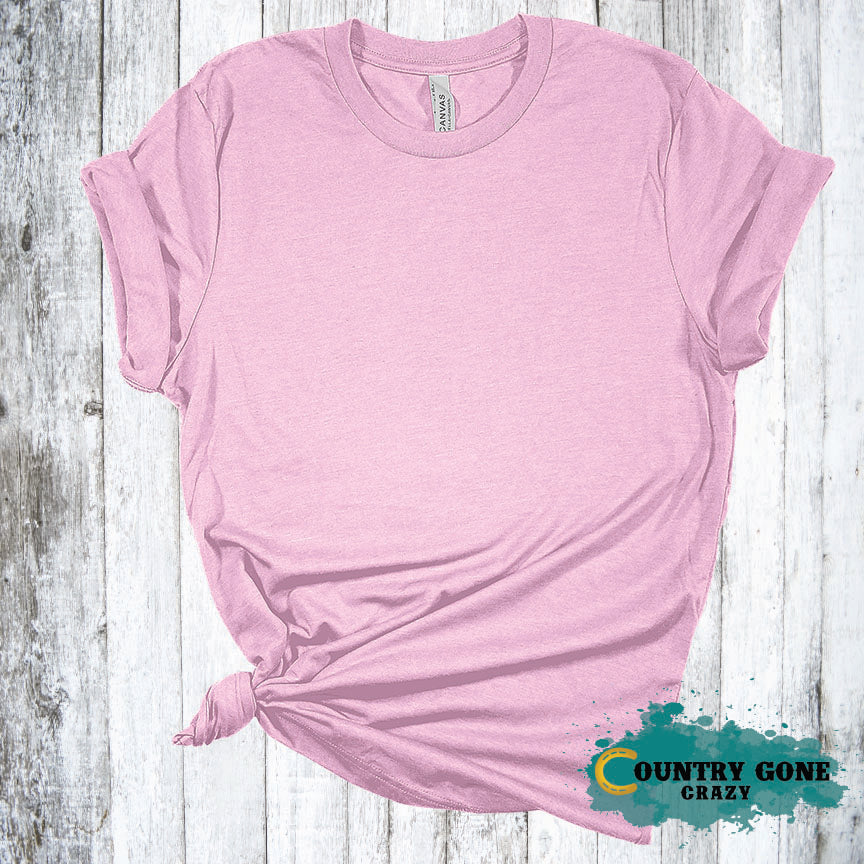 Bella Canvas - Heather Bubble Gum - Short Sleeve T-Shirt – Country Gone ...