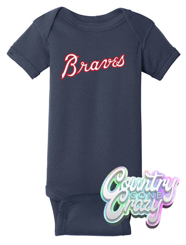 Atlanta Braves Bella Canvas V-Neck — Country Gone Crazy