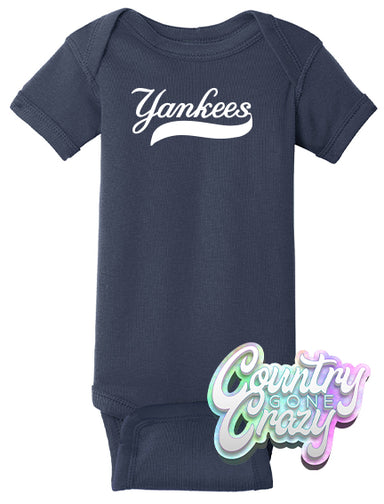 New Era New York Yankees Back Print Long Sleeve T-Shirt Black