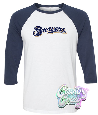  Majestic Milwaukee Brewers T-shirt (Adult Small