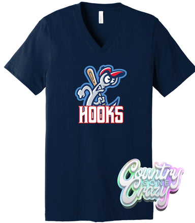 Atlanta Braves Bella Canvas V-Neck — Country Gone Crazy