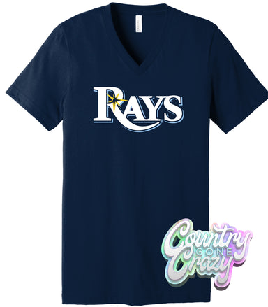 Atlanta Braves Bella Canvas V-Neck — Country Gone Crazy