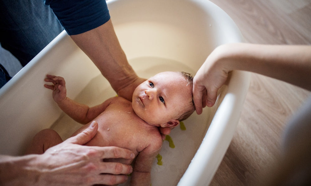 when should baby get first bath