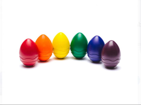Egg-shaped crayons for toddlers