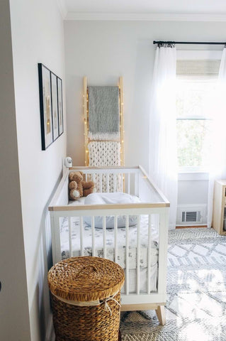 Baby nursery with natural light