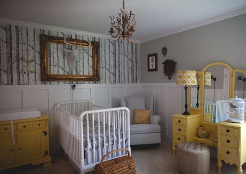 Fairy tale-themed baby nursery