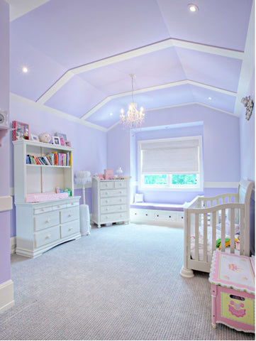 Lavender baby nursery (a nursery trend for 2023)