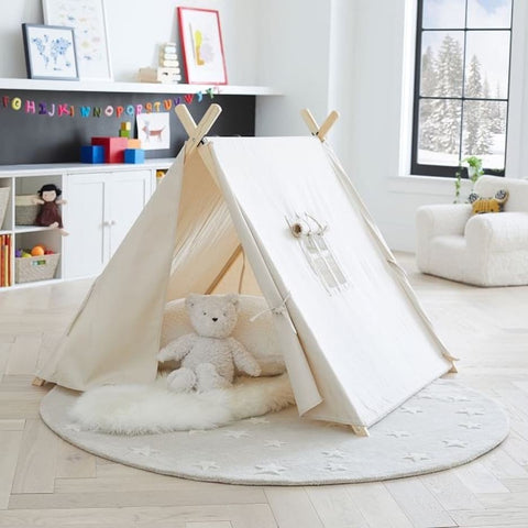 Toddler tent in a child's playroom