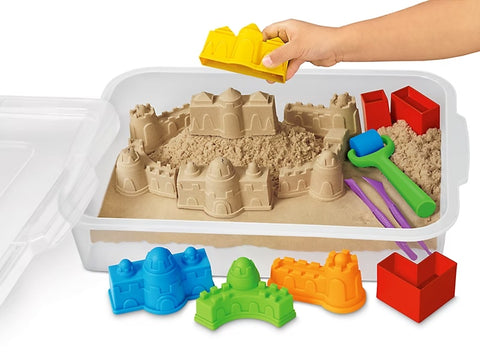 Kinetic sand toy for 3-year-olds