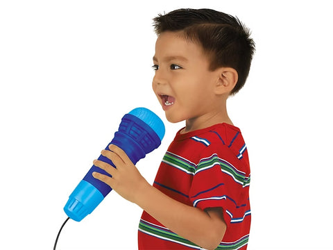 4-year-old toy microphone