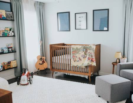 Mid-century modern nursery ideas