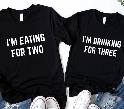 Pregnancy Announcement Shirts for Both