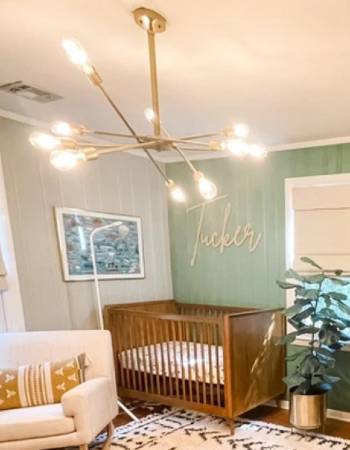 Mid-century modern nursery ideas