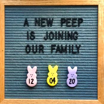 Easter pregnancy announcement ideas