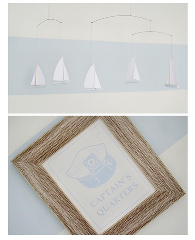 nautical sailboat nursery decor