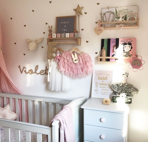 blush pink nursery accessories
